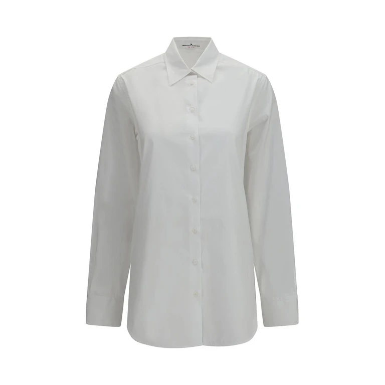 Ermanno Scervino White Cotton Dress Shirt - Women
