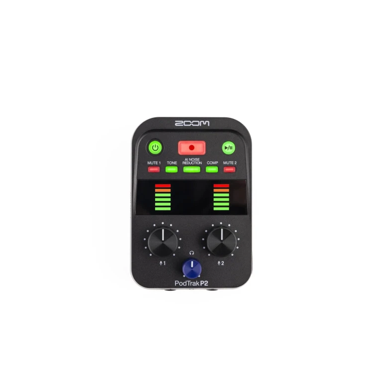 PodTrak P2 Podcast Recorder with 2 USB Mic Inputs
