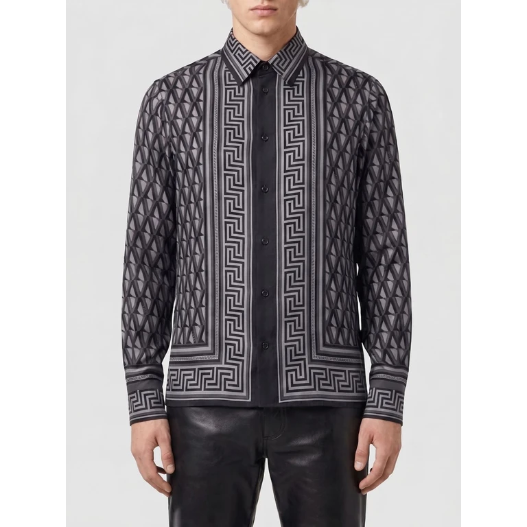 Shirt Men color Charcoal (10217151A167855E720)