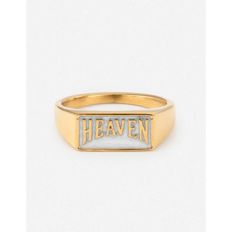 Heaven Rectangular Signet Ring