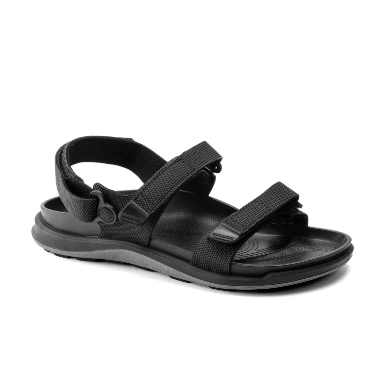Women's Kalahari Birko-Flor Futura Black Sandals