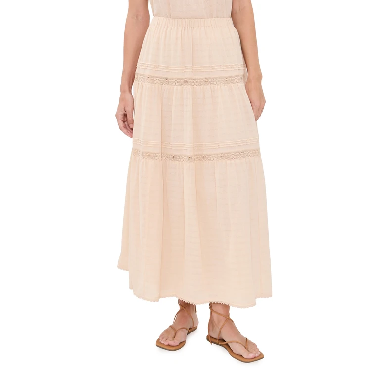 PAIGE Andres Skirt Light Peach Light Peach XS
