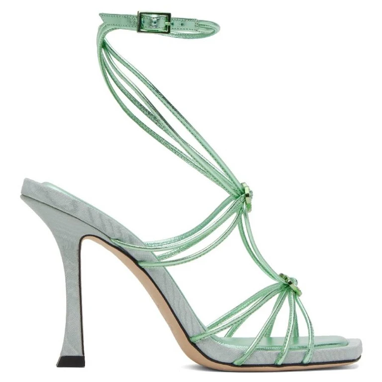 Indiya 100 Metallic Nappa Sandals