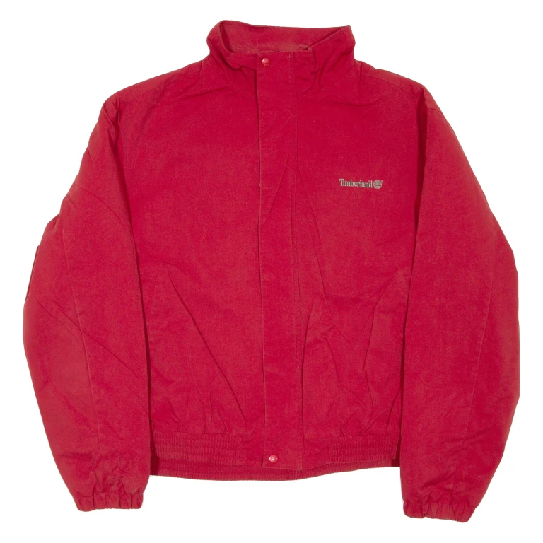 TIMBERLAND Mens Jacket Red Nylon XL