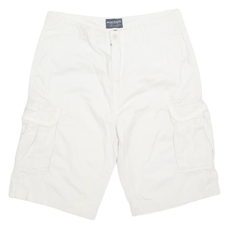 NAUTICA Mens Cargo Shorts Beige XL W36