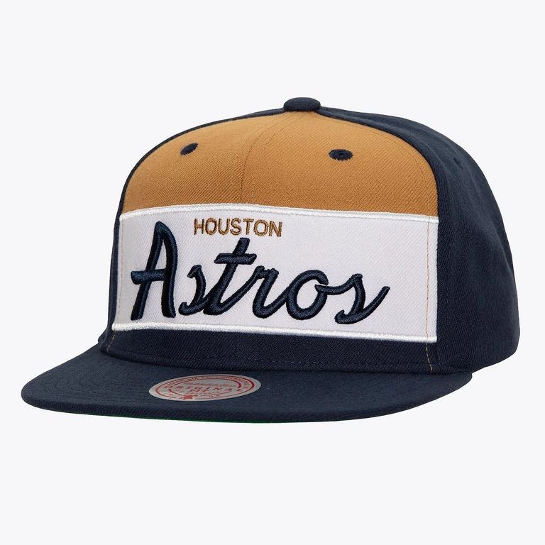 Men's MLB Retro Sport Snapback Coop Astros