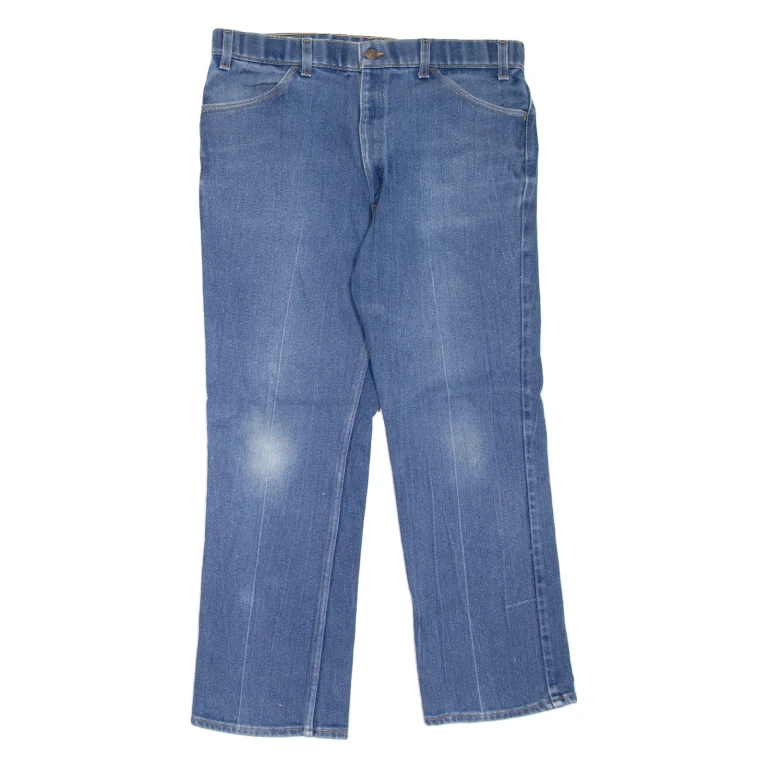 LEVI'S Mens Jeans Blue Regular Straight 90s Stone Wash W34 L29