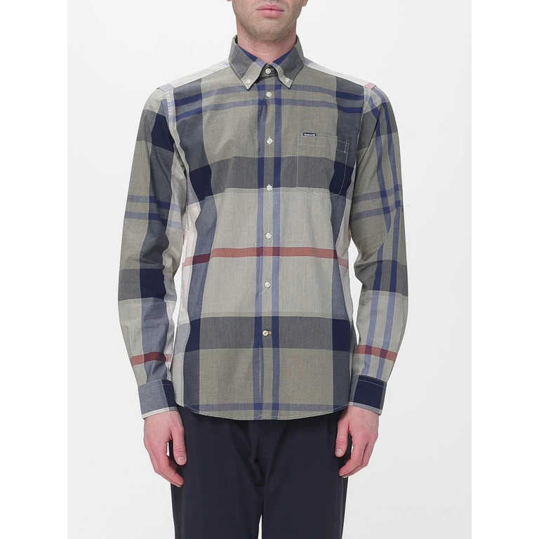 Cotton Shirt with Vintage Check Pattern (MSH5071TN40)