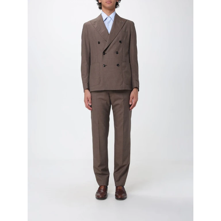 Double-Breasted Virgin Wool Suit (2SMC20K01070120M3035)
