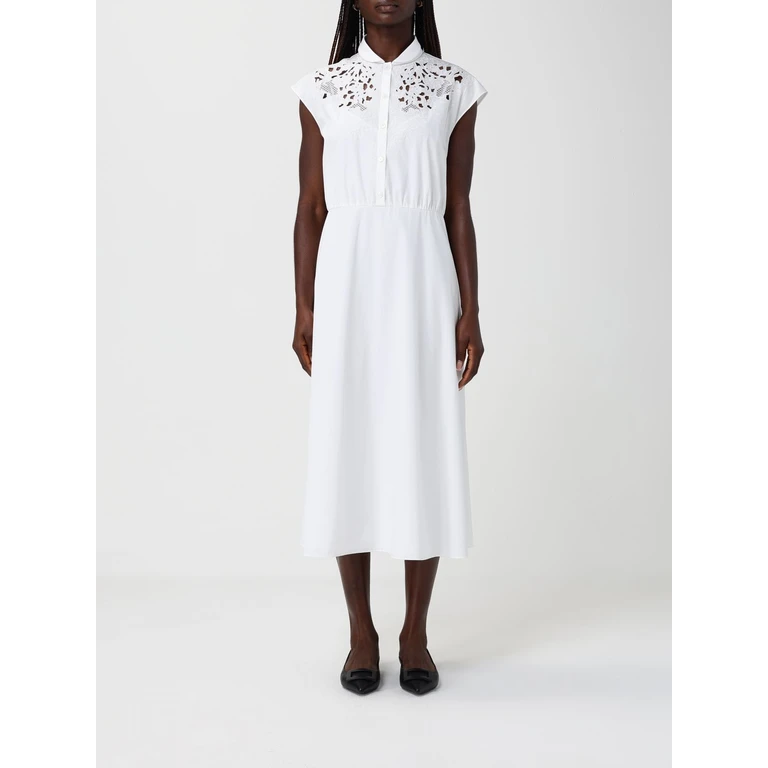 Dress Woman color White (VAJR59VN0BO)