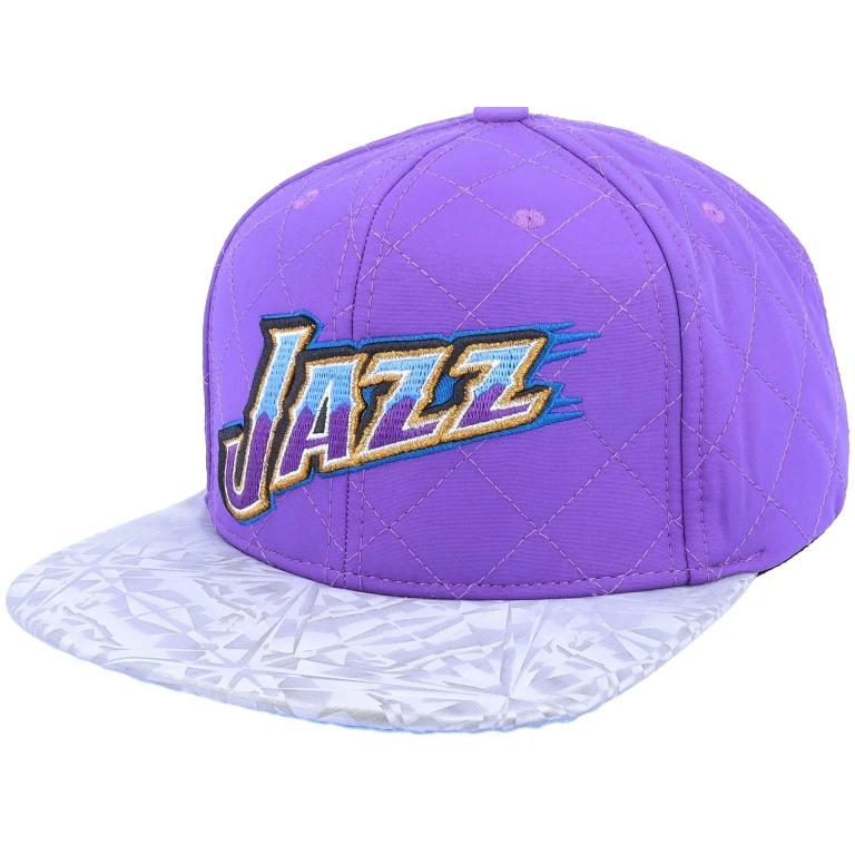 Mitchell & Ness Men's NBA Diamond Base Snapback Hwc Jazz Snapback Caps