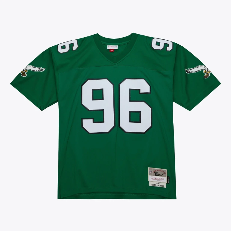 Men's NFL Dark Jersey Eagles 1990 Clyde Simmons Jerseys