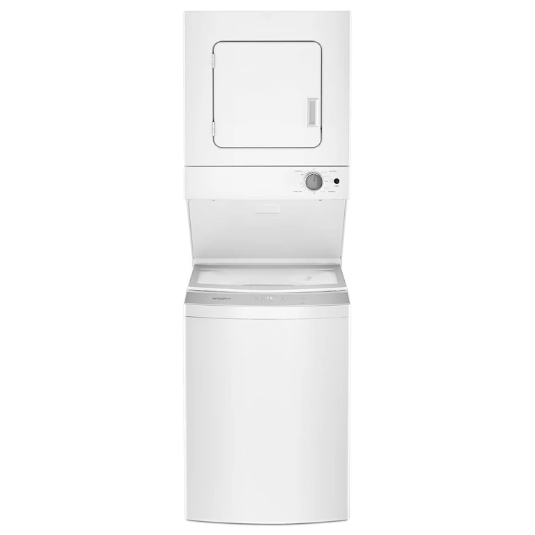 Electric Stacked Laundry Center 6 Wash cycles and AutoDry in White 1.6 cu. ft. WET4024HW