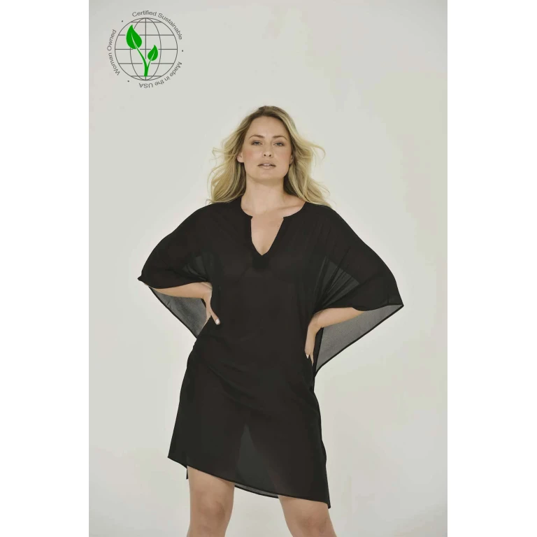 Black Tunic Caftan Dress