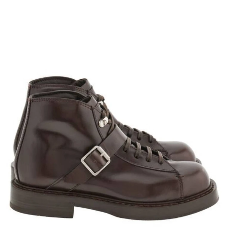 Ferragamo Gancini Ornament Ankle Boots