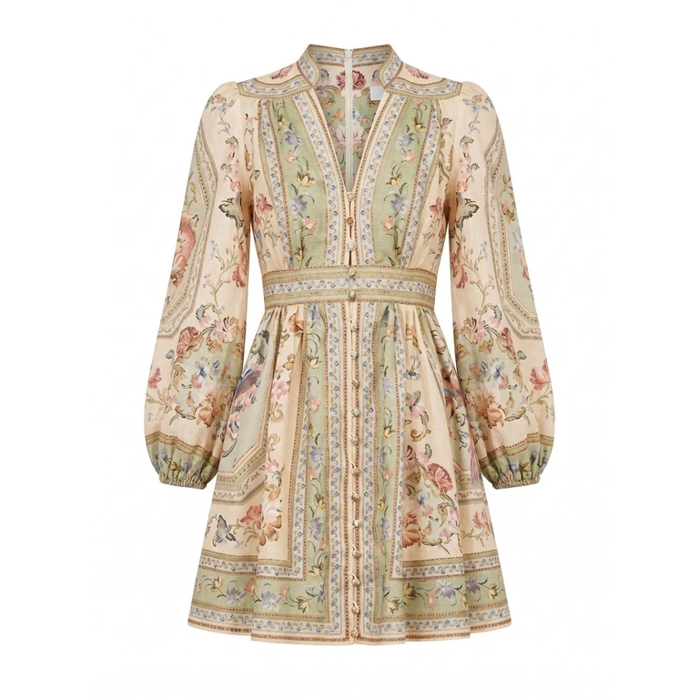 Zimmermann `Roselight` Mini Dress