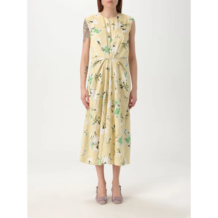 Dress Woman color Yellow (SS25D24YDTPLMARGUERITEFLORALLEMONI)