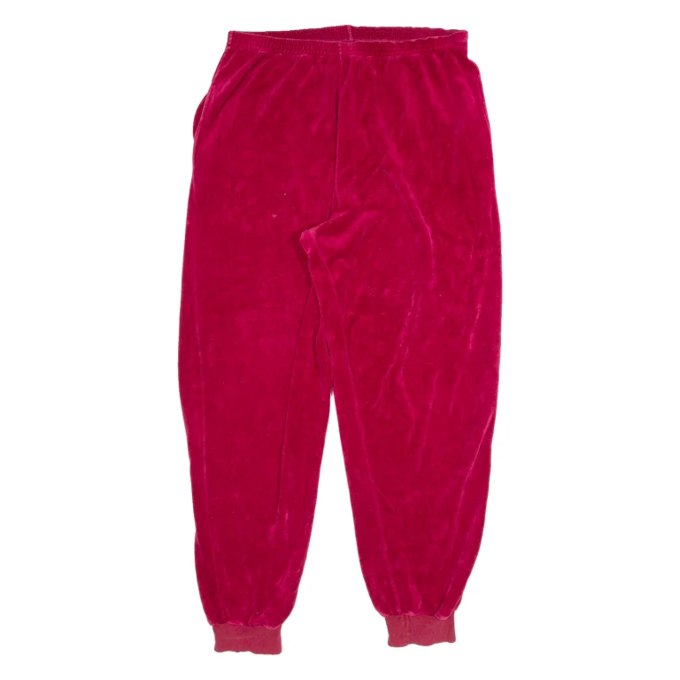Womens Joggers Red Tapered XL W36 L28