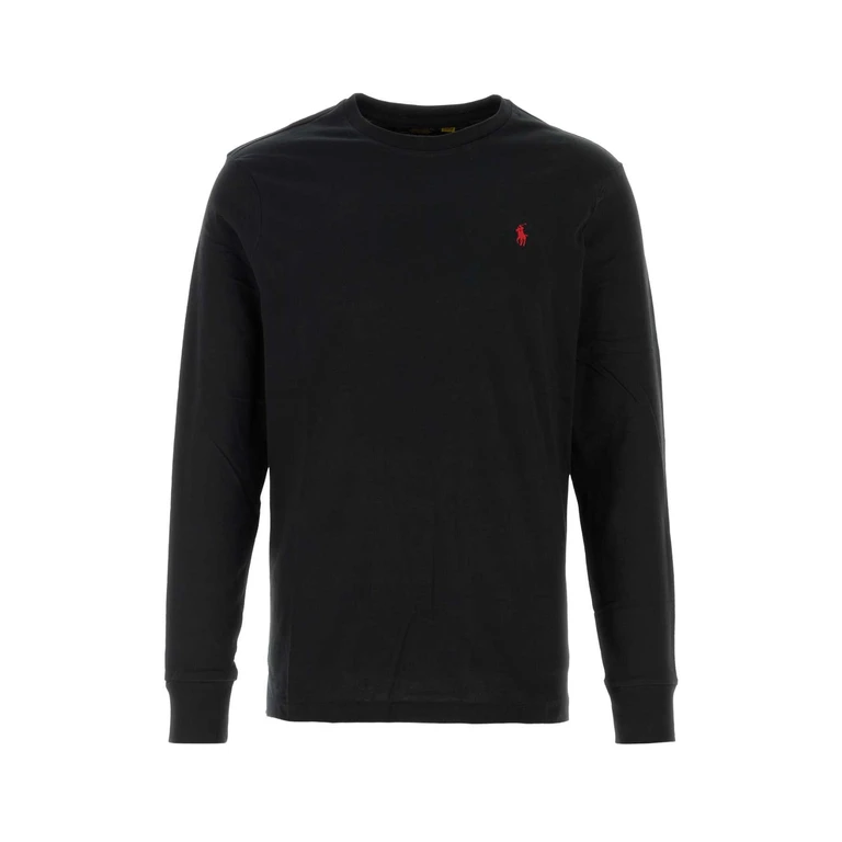 Polo Ralph Lauren Black Cotton T-Shirt Poloblack Exterior - Men