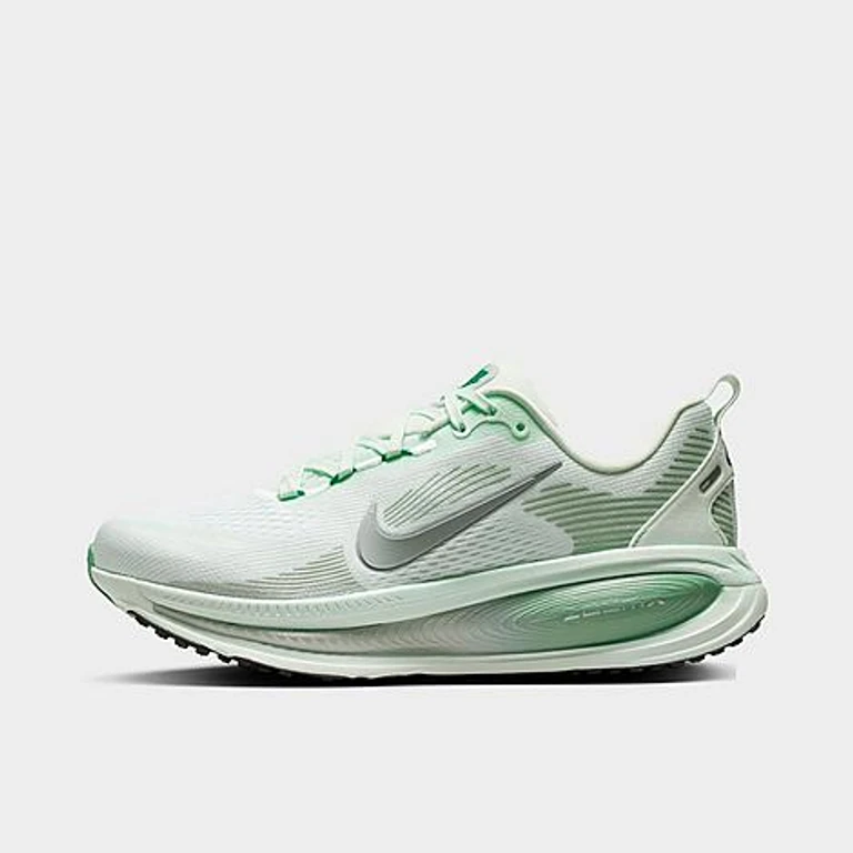 Nike Women's Vomero 18 Running Shoes in Barely Green/Steam/Light Silver Size: 5.0
