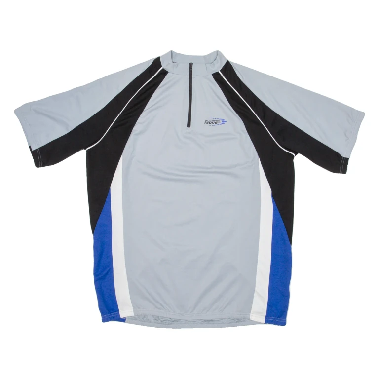 TCM Cycling Mens Jersey Grey 1/4 Zip XL