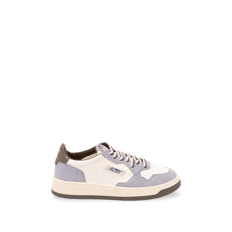 Medalist Low Two-Tone Calfskin and Suede Trainers (AULMBW06)