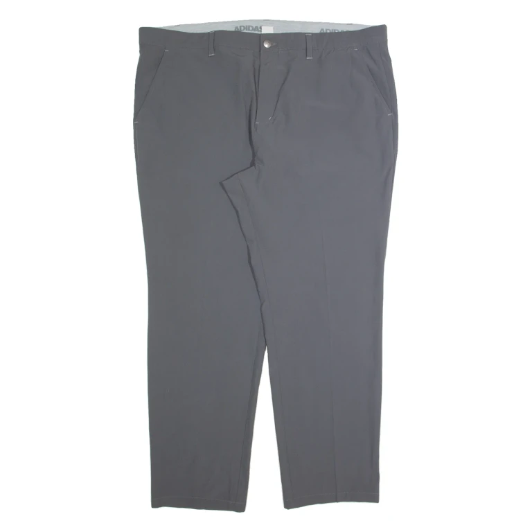 ADIDAS Mens Trousers Grey Regular Straight W40 L30
