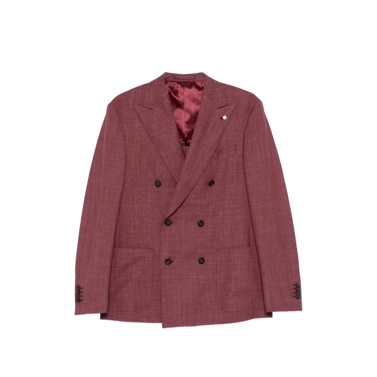 Luigi Bianchi Mantova Blazer - Rouge Brun