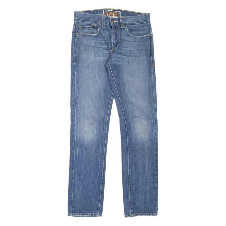 LEVI'S 511 Jeans Mens Blue Skinny Straight Stone Wash W32 L32