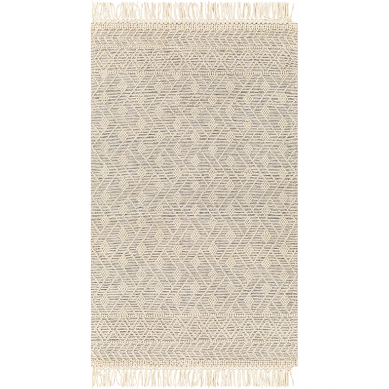 Erica Wool Rug with Tassels - Clearance