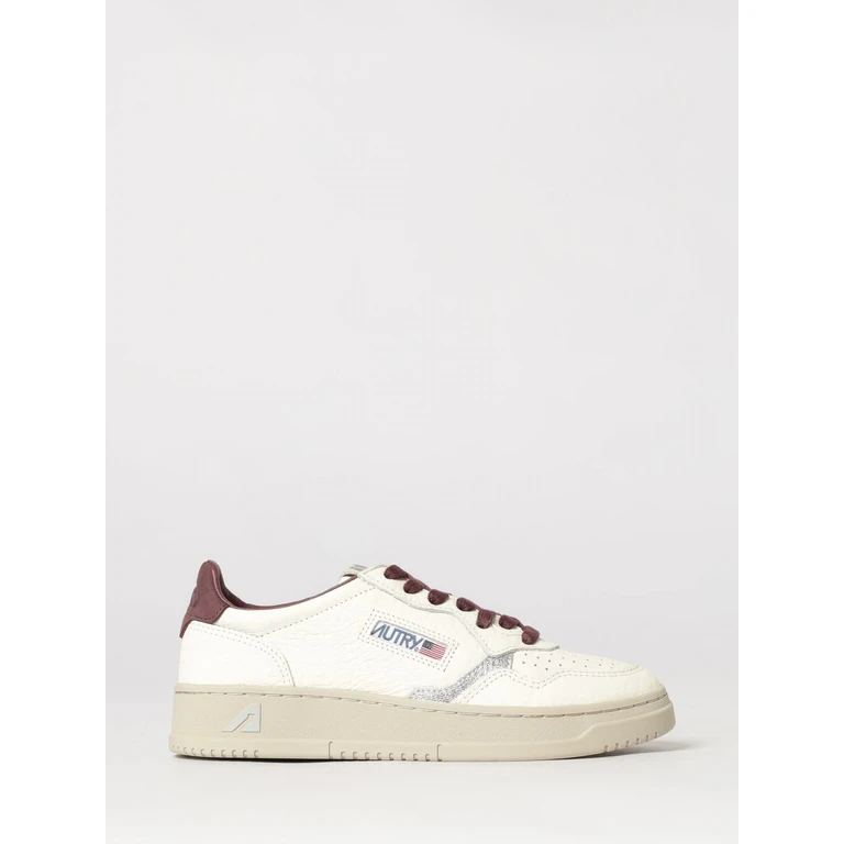 Medalist Low Bicolor Leather Sneakers with Perforated Toe (AULWNE19)