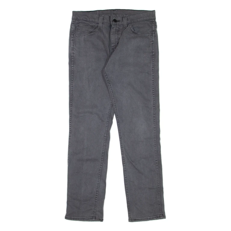 LEVI'S 511 Jeans Mens Grey Slim Straight W30 L30