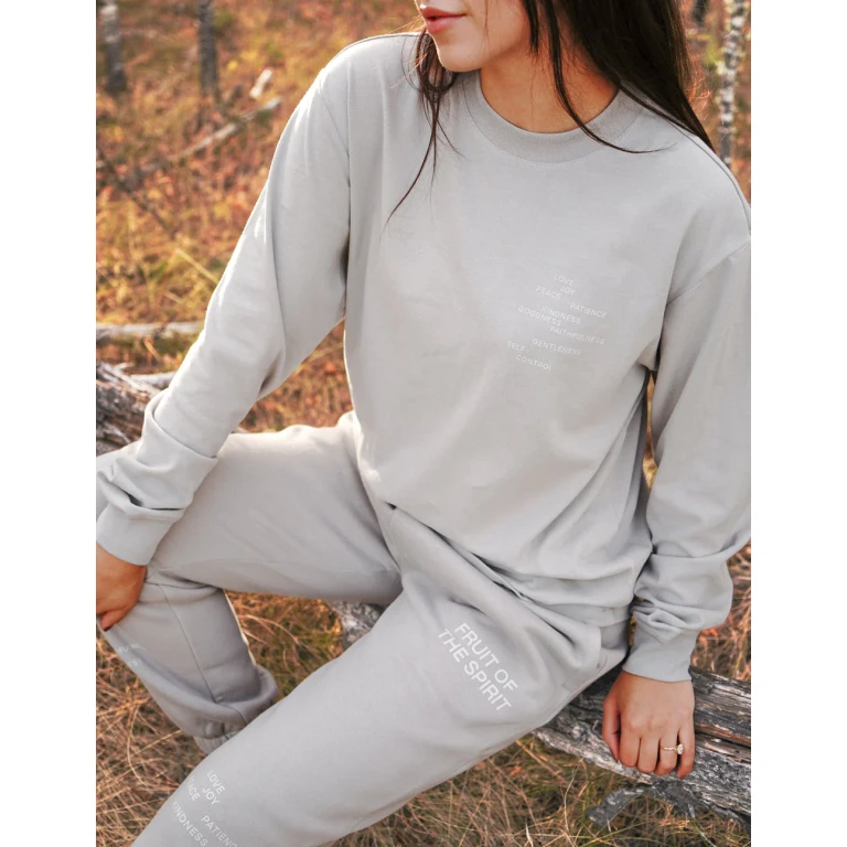 Fruit of the Spirit Grey LS Unisex Tee