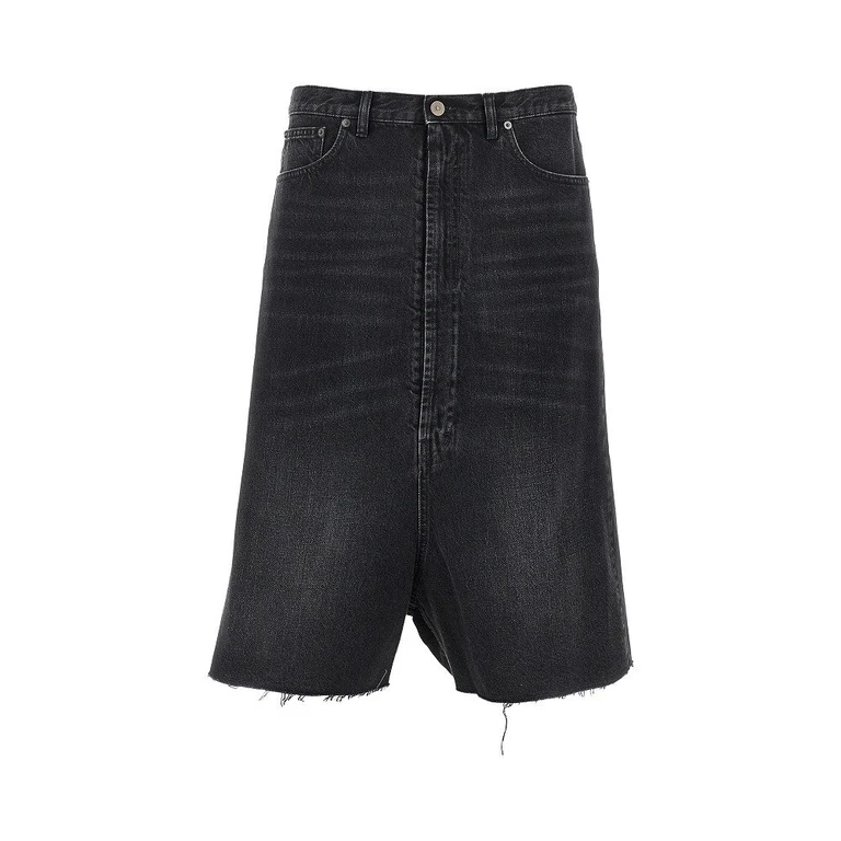 MAISON MARGIELA Denim shorts with dropped crotch Man 30