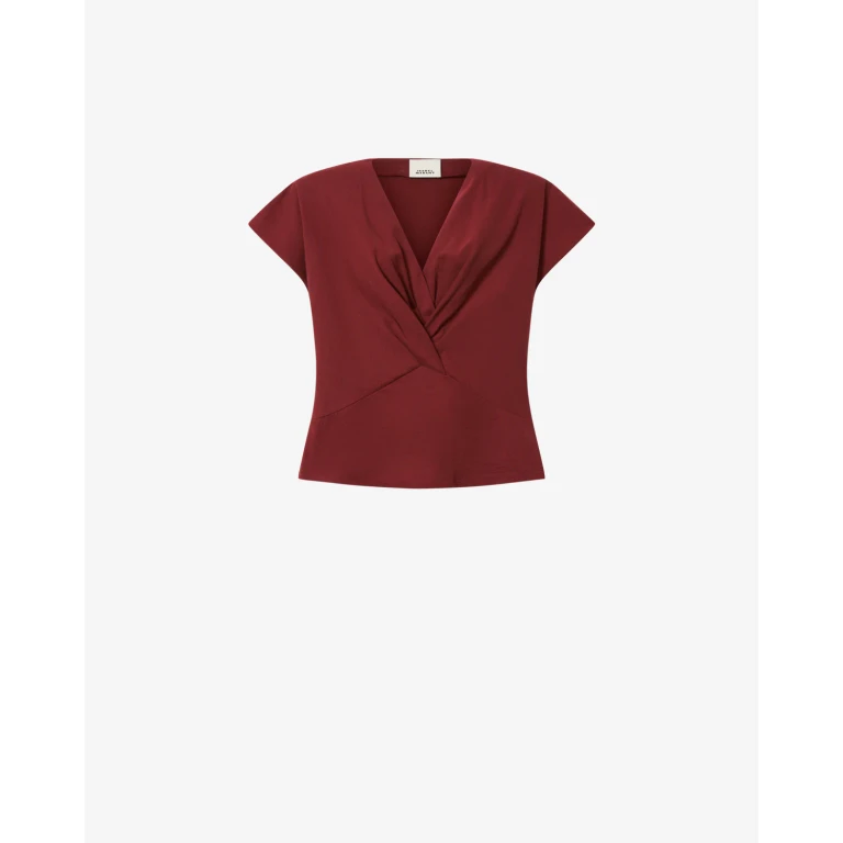 Tee Shirt Nadrine - Femme - Bordeaux Foncé - Taillexs - Isabel Marant