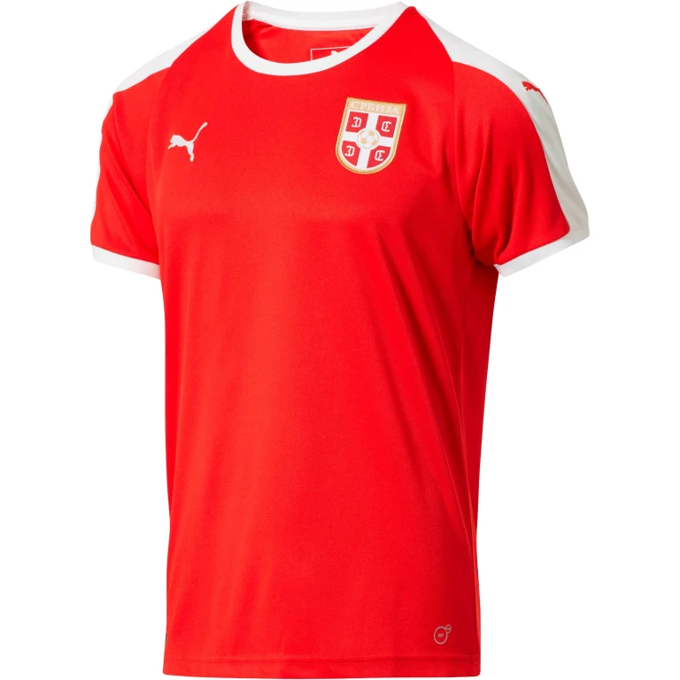 Men's Serbia Home Shirt Ss Replica Tops