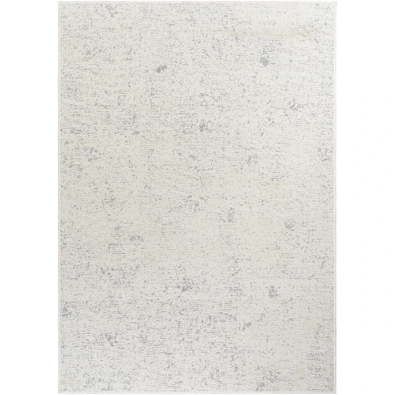 Isako Gray Solid Washable Area Rug
