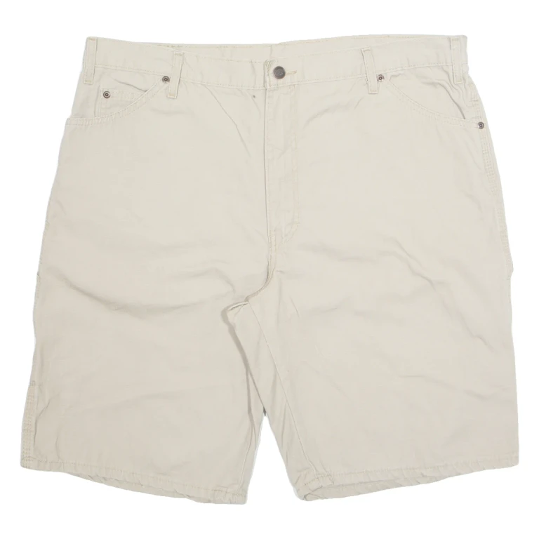 DICKIES Mens Workwear Shorts Beige 2XL W40