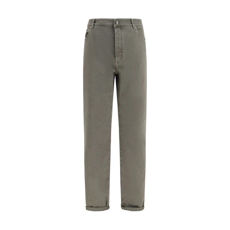 Brunello Cucinelli Bicolor Cotton Jeans Denim Clothing - Men