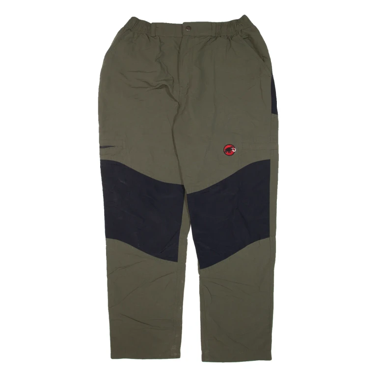 MAMMUT Womens Trousers Green Regular Straight W26 L27