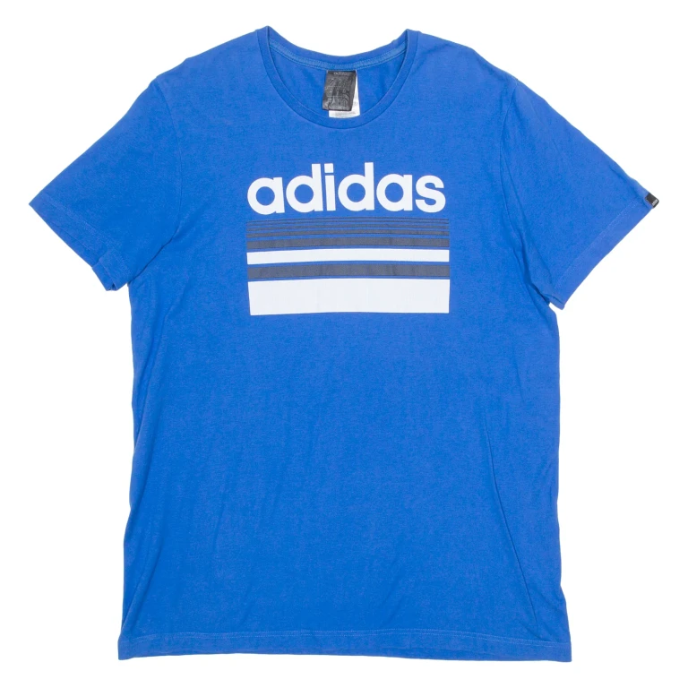 ADIDAS Mens T-Shirt Blue M (NN1-041024-15041)
