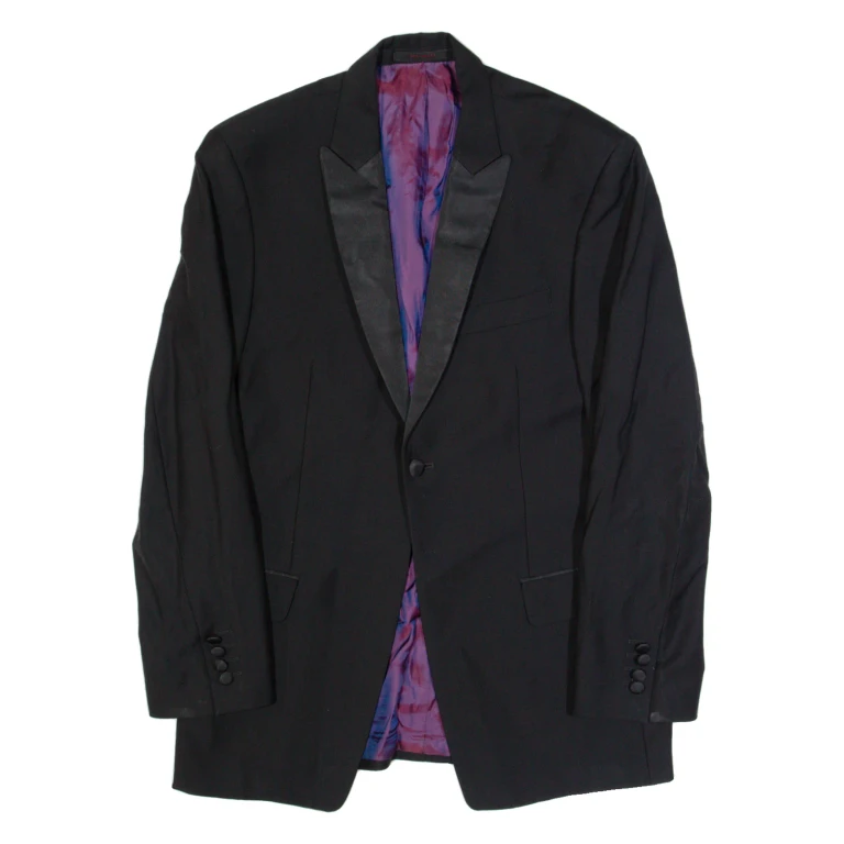 TED BAKER Mens Blazer Jacket Black Wool M