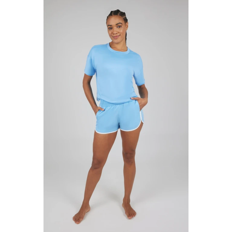 2 PC Boxy Tee and Running Short Set