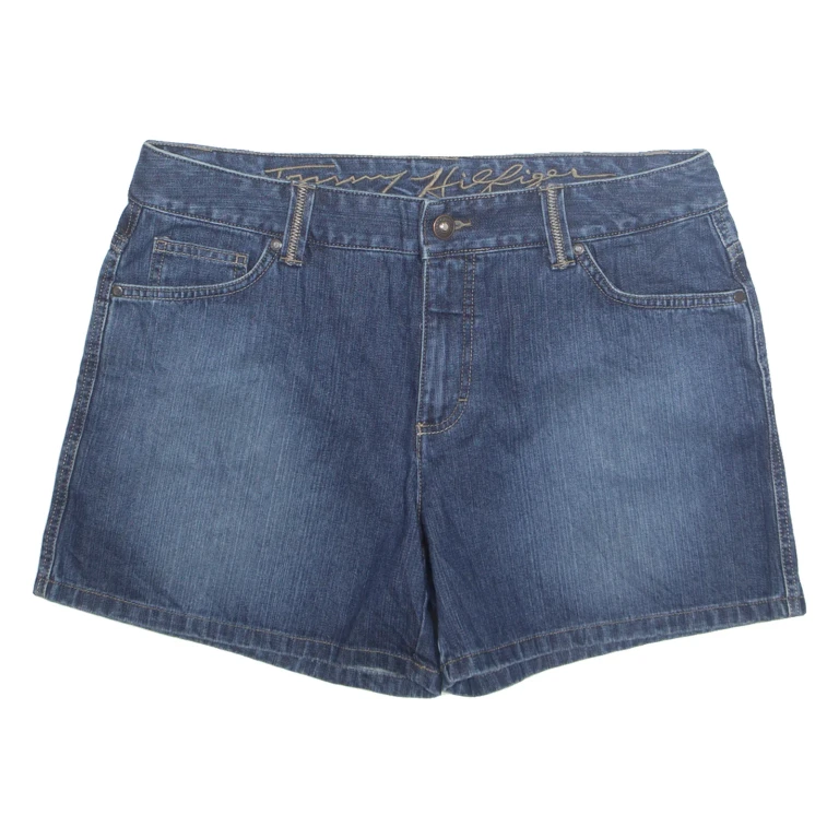 TOMMY HILFIGER Womens Denim Shorts Blue L W35