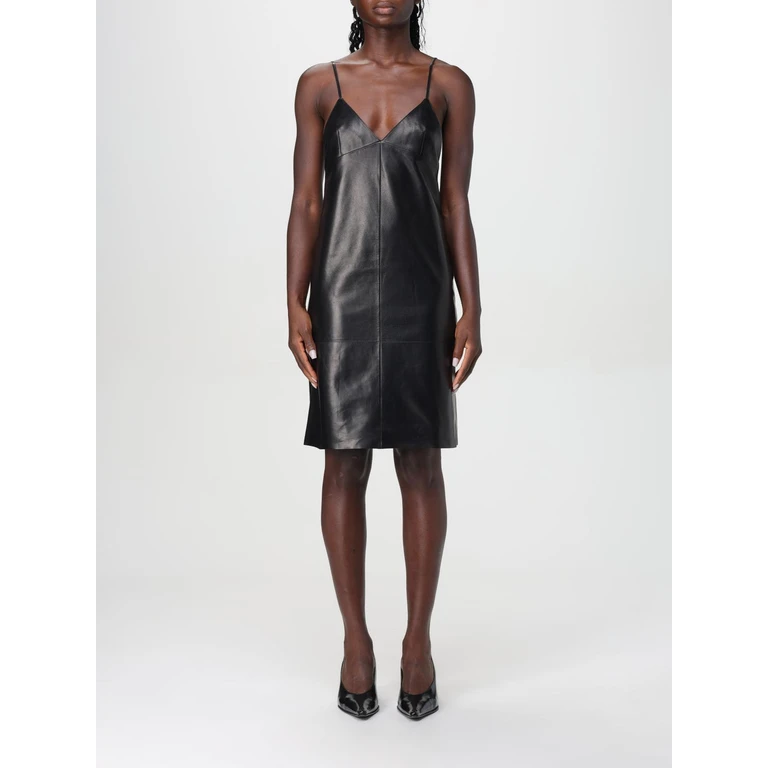 SAINT LAURENT Dress Woman color Black (798731YCOJ21000)