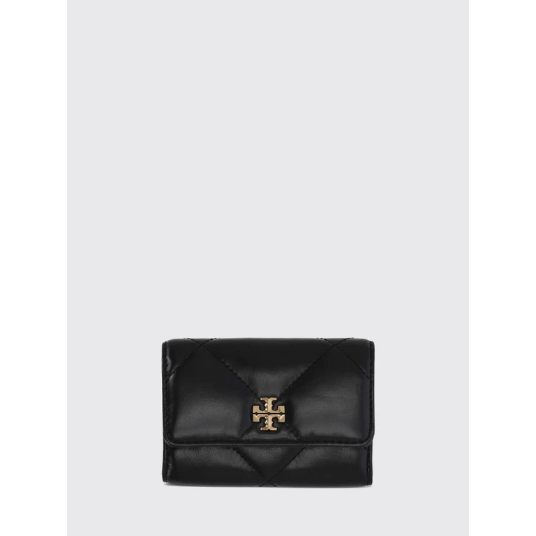 Kira Quilted Leather Card Holder with Double T Logo (159794001)