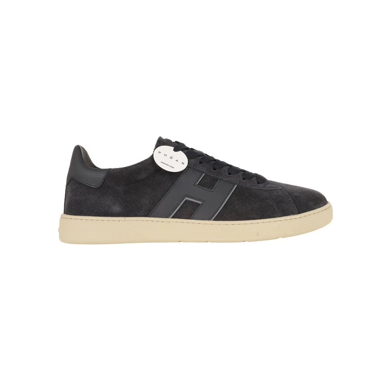 Navy Blue Suede Sneakers (HXM6470FY8TUHO783O)