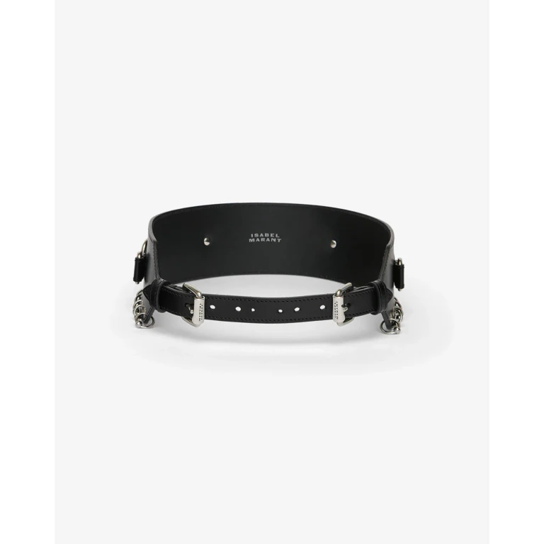 Ceinture Brighton - Femme - Noir Et Argenté - Taille85 - Isabel Marant
