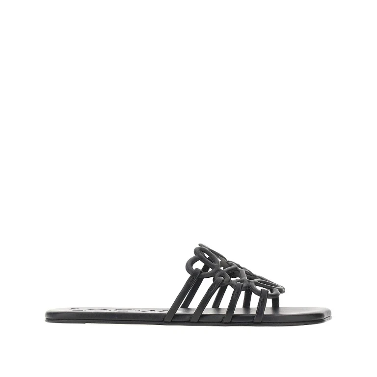 'Anagram Petal' leather slides Woman 39