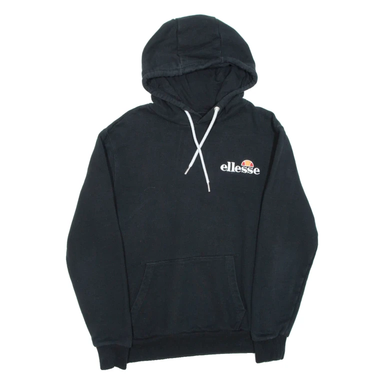 ELLESSE Mens Black Hoodie M